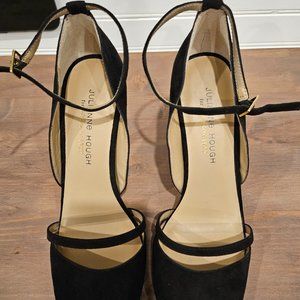 BRAND NEW IN BOX Sole Society Black Womens Ankle Strap Heels 4" Size 8